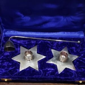 Lord &Taylor Candlestick & Snuffer Set